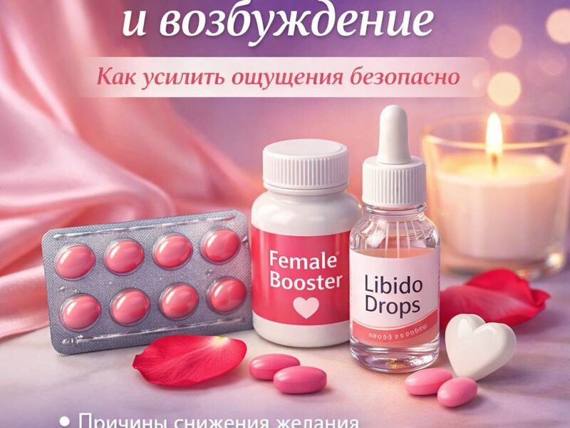 Женское либидо и возбуждение — как усилить ощущения безопасно