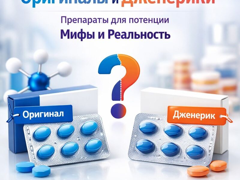 Оригиналы и дженерики препаратов для потенции — мифы и реальность